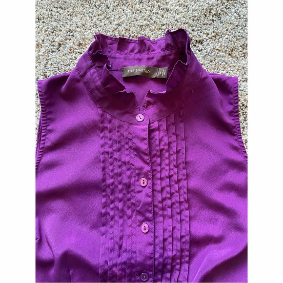 The Limited Purple sleeveless Blouse - Picture 4 of 5